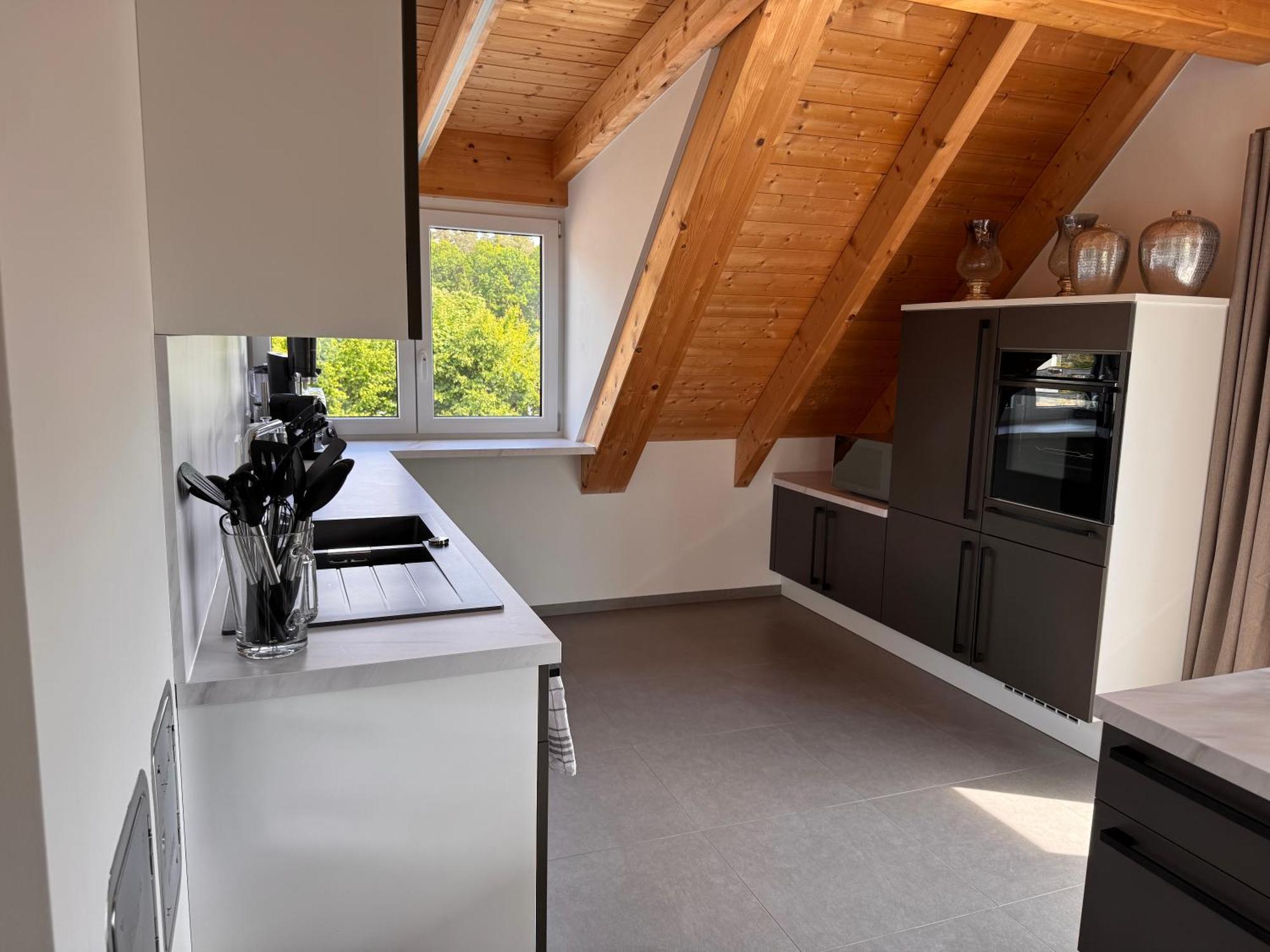 Moderne Ferienunterkunft/Wohnung Burgthann Luaran gambar