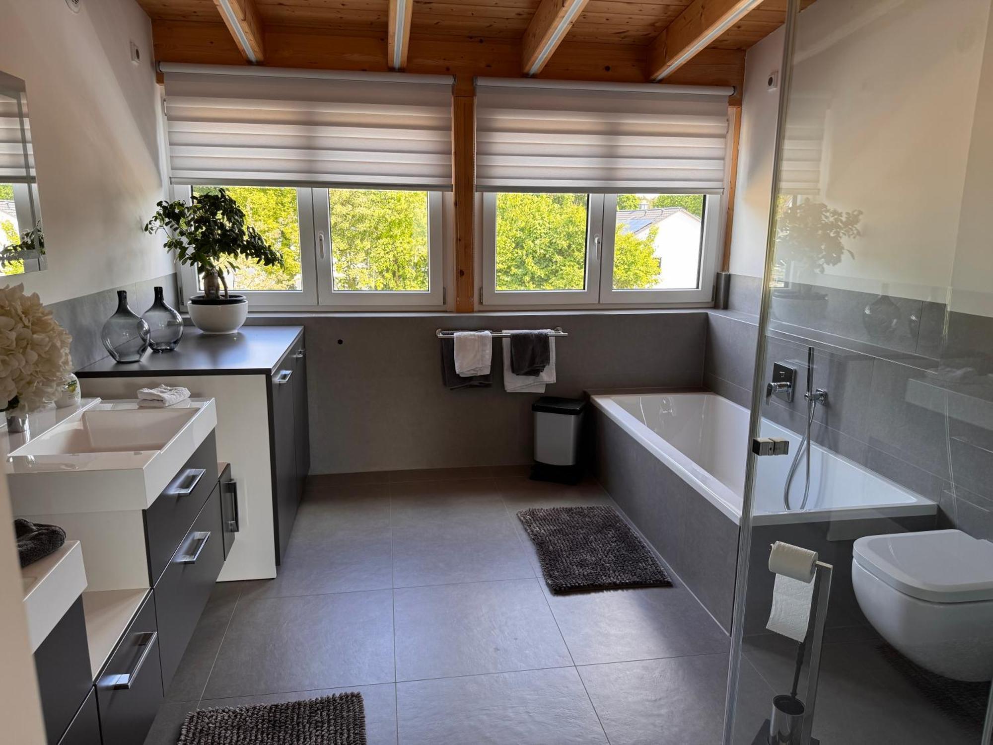 Moderne Ferienunterkunft/Wohnung Burgthann Luaran gambar